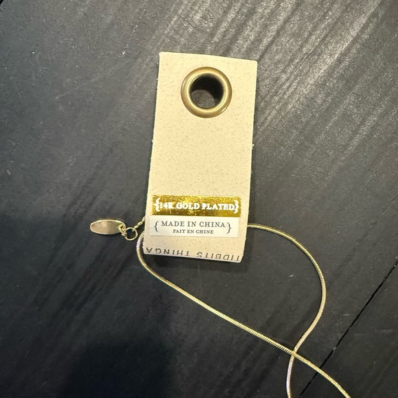 Bubble Letter Monogram Necklace - Picture 4 of 4